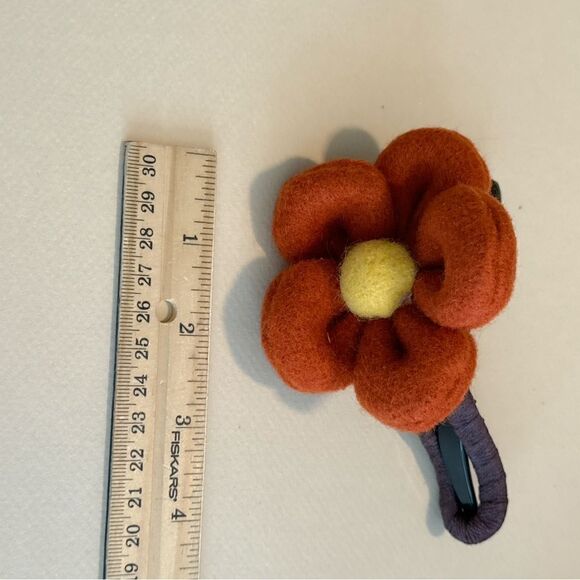 Boho flower hair clip #1436 - Picture 5 of 5